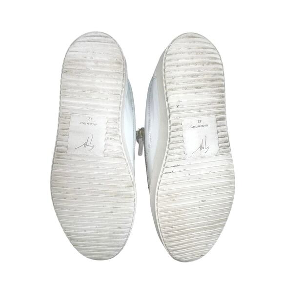 Giuseppe Zanotti Men’s Frankie White Low Sneakers Size 42 US 9 main image 6